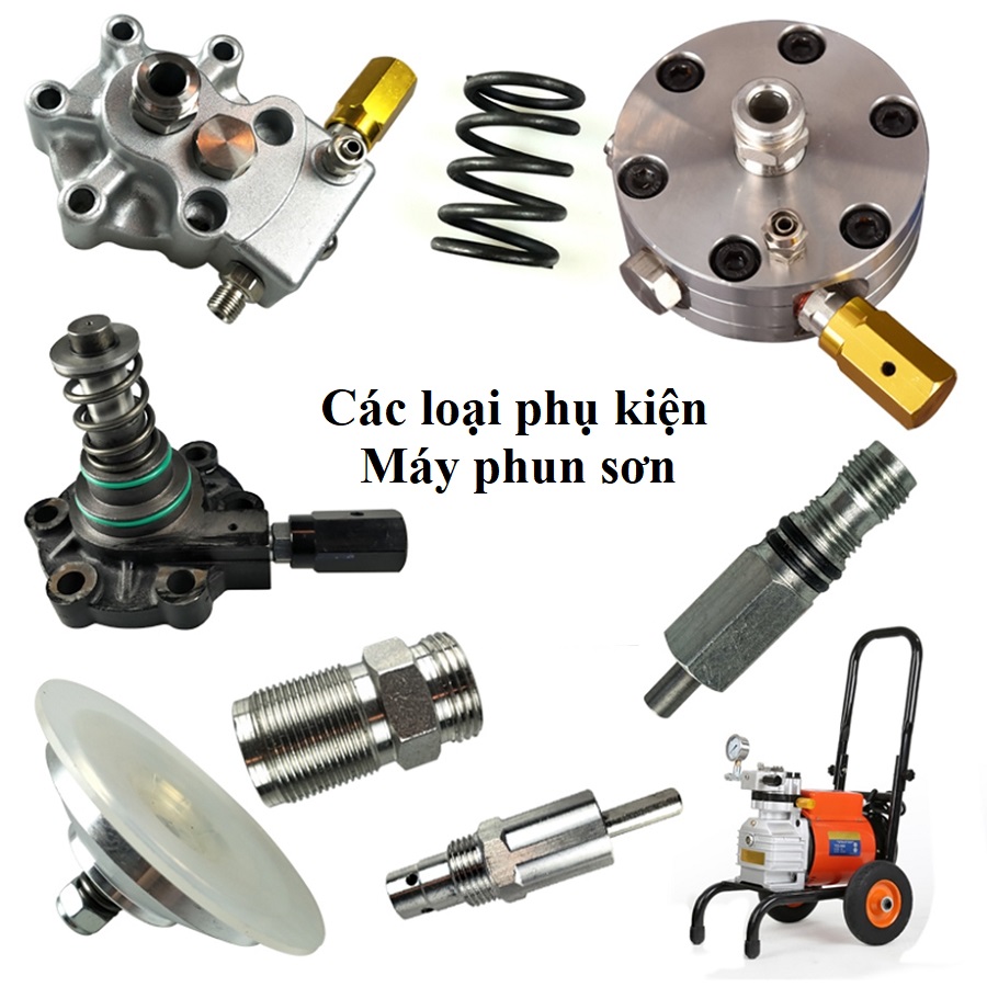 Các loại phụ kiện máy phun sơn bạn nên biết 