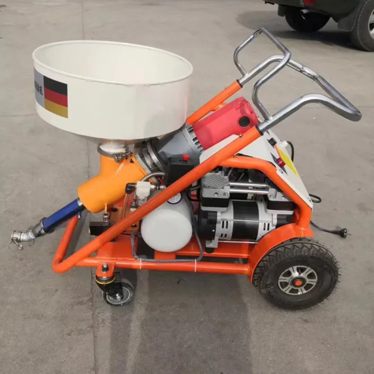 Máy Phun Gai Sần Chống Thấm D6