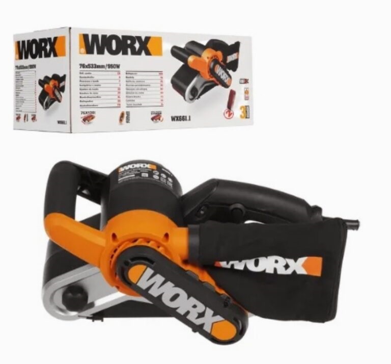 Máy chà nhám băng 950W WX661.1 – Worx Orange