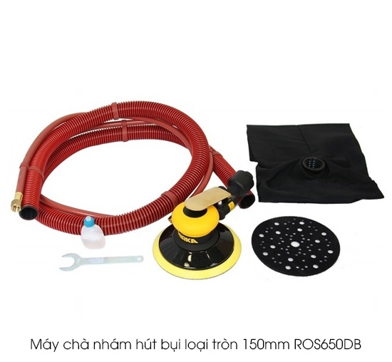Máy chà nhám hút bụi MIRKA ROS650DB