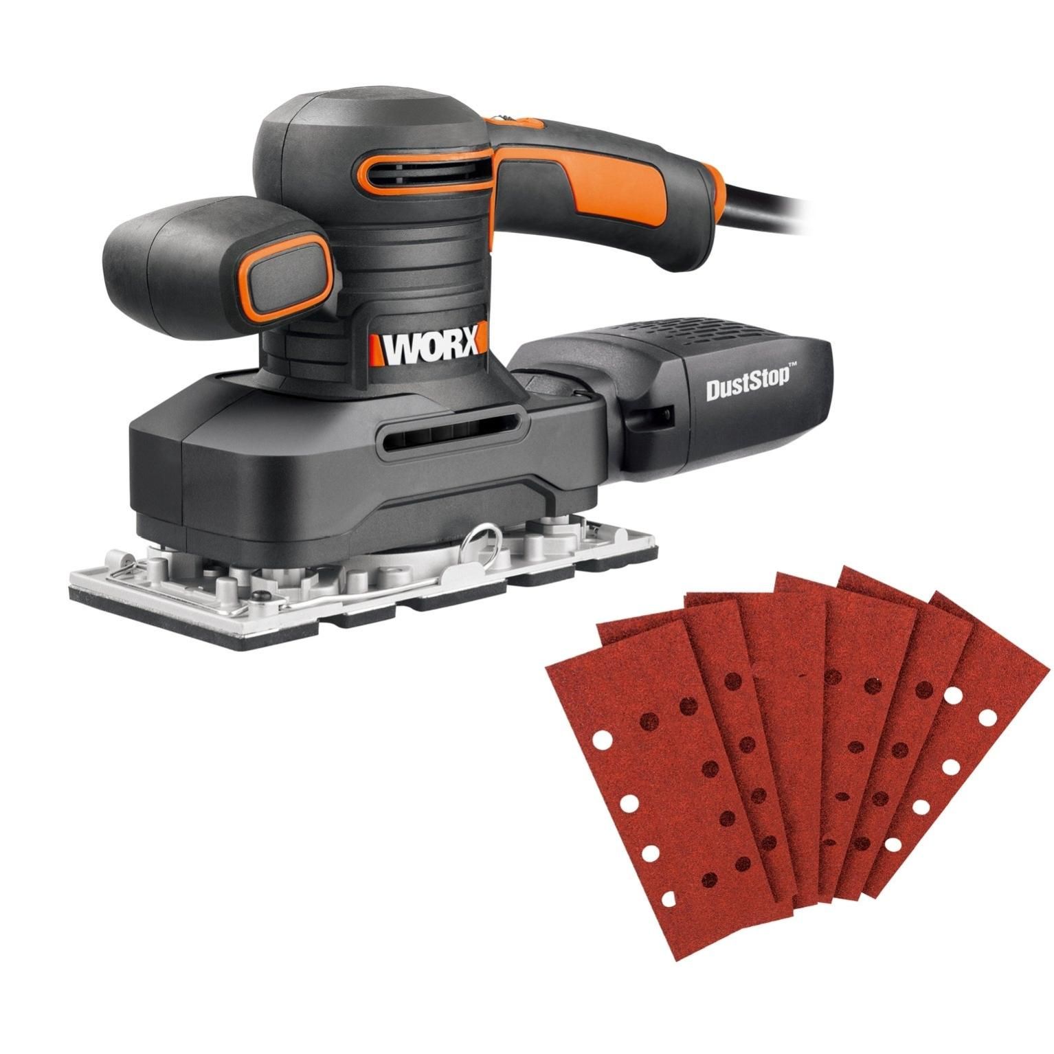 MÁY CHÀ NHÁM RUNG 250W WX641 WORX ORANGE