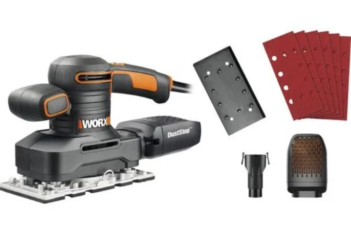 MÁY CHÀ NHÁM RUNG 250W WX641 WORX ORANGE
