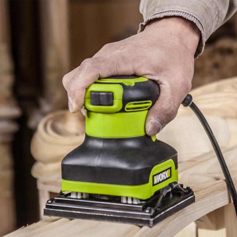 MÁY CHÀ NHÁM RUNG 260W WU639 – WORX GREEN