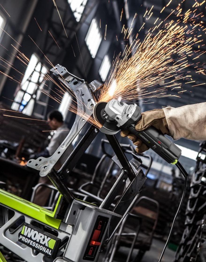 MÁY MÀI GÓC 750W 100MM WU811 – WORX GREEN