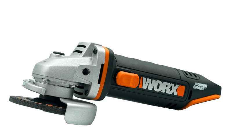 MÁY MÀI GÓC 100MM DÙNG PIN 20V WX802 WORX ORANGE