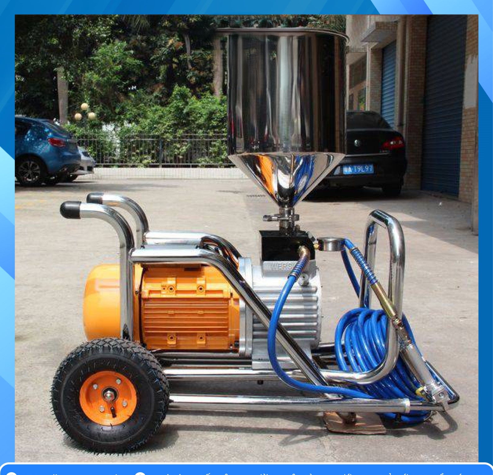 Máy phun bột trét tường là gì và cơ chế hoạt động như thế nào? 