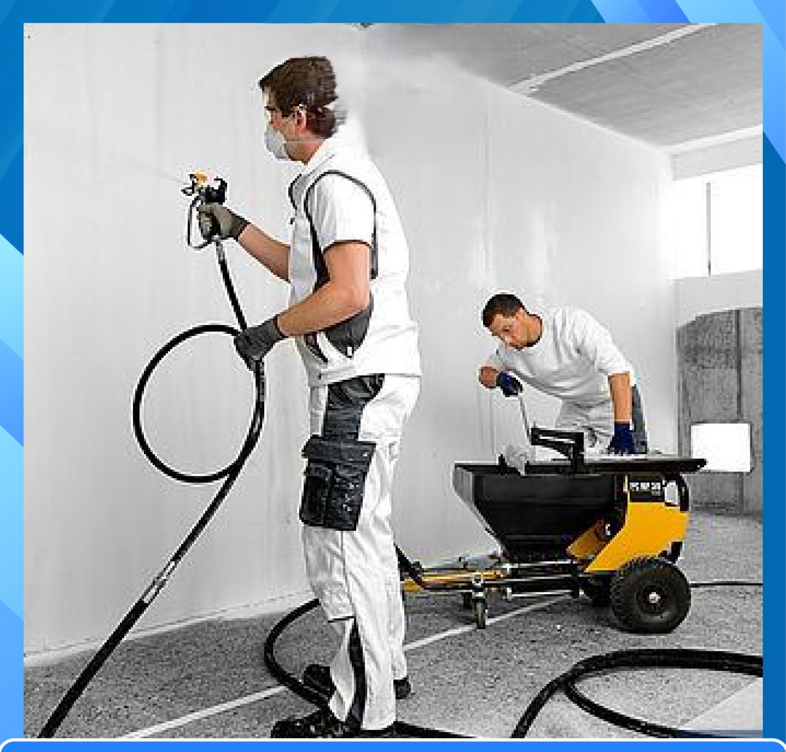 Máy phun bột trét tường là gì và cơ chế hoạt động như thế nào? 