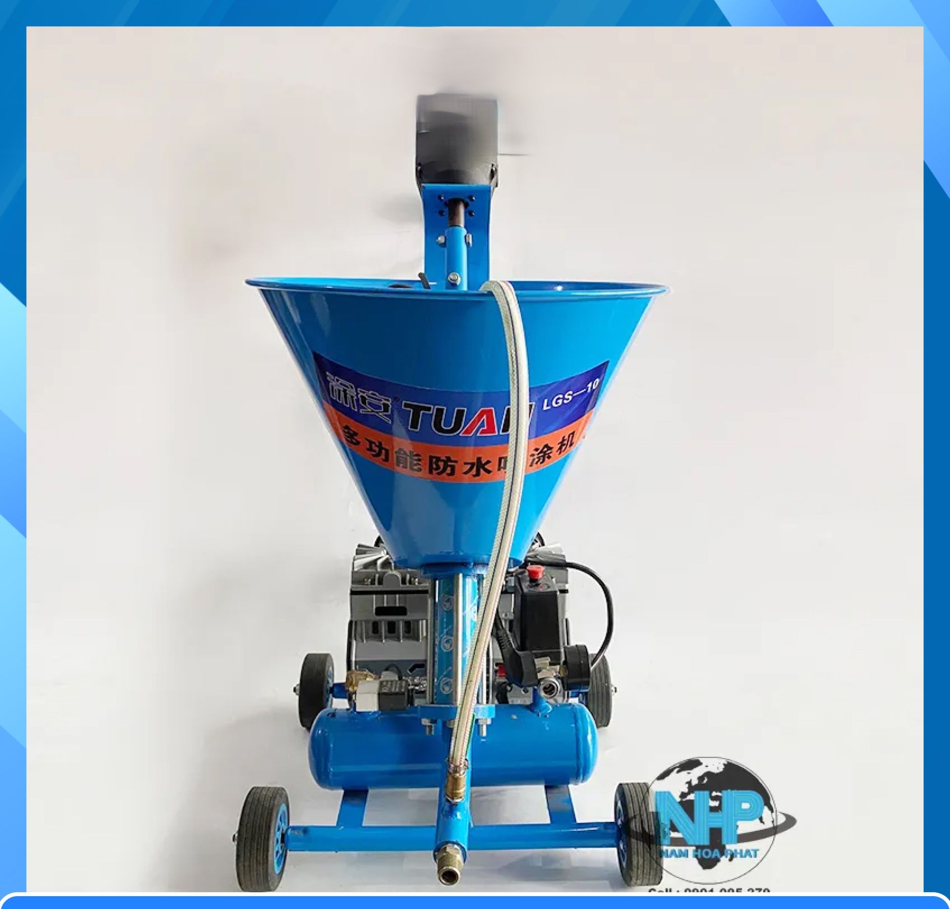 Máy phun sơn chống thấm giúp cải thiện hiệu suất làm việc