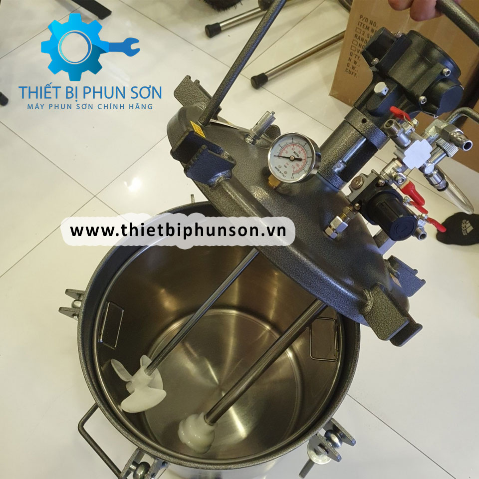 cấu tạo của nồi trộn sơn