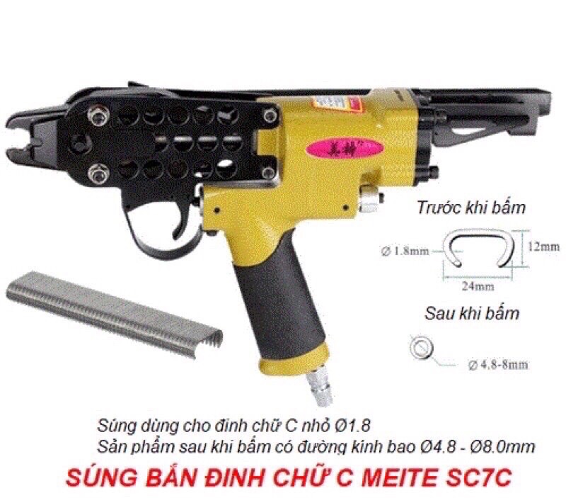 Súng bắn đinh C lớn Meite SC7C