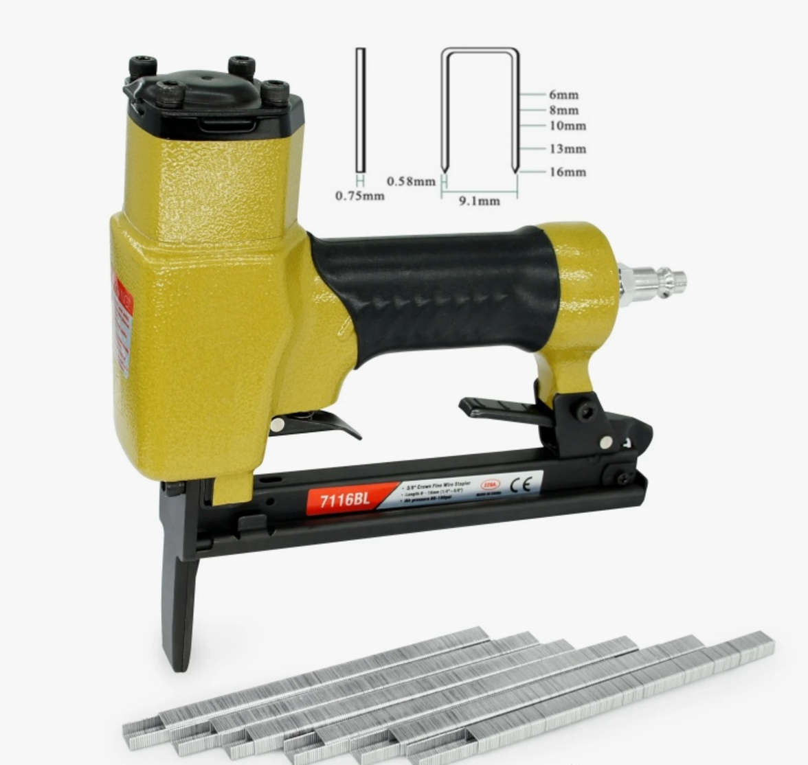 Súng bắn đinh chữ U mỏ dài Meite 7116BL