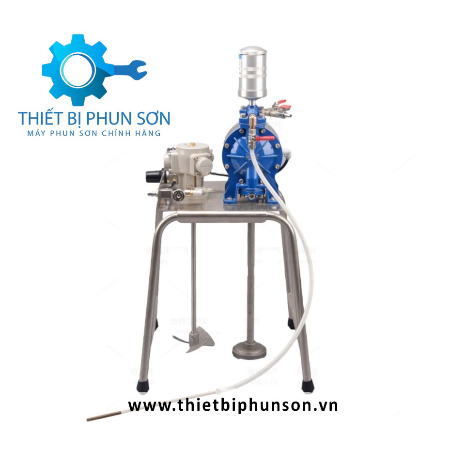 Bơm sơn kết hợp cây khuấy WK_DPJ