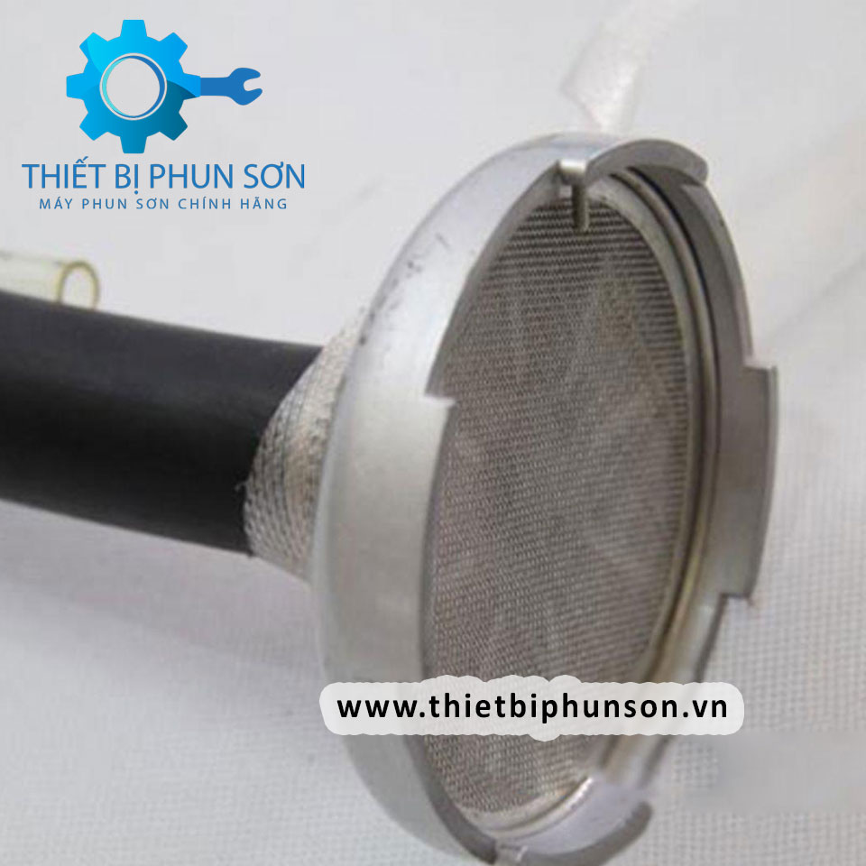 Đầu lọc dây hút sơn máy phun bột trét gk 8000
