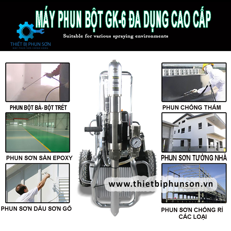 Máy phun bột GK6