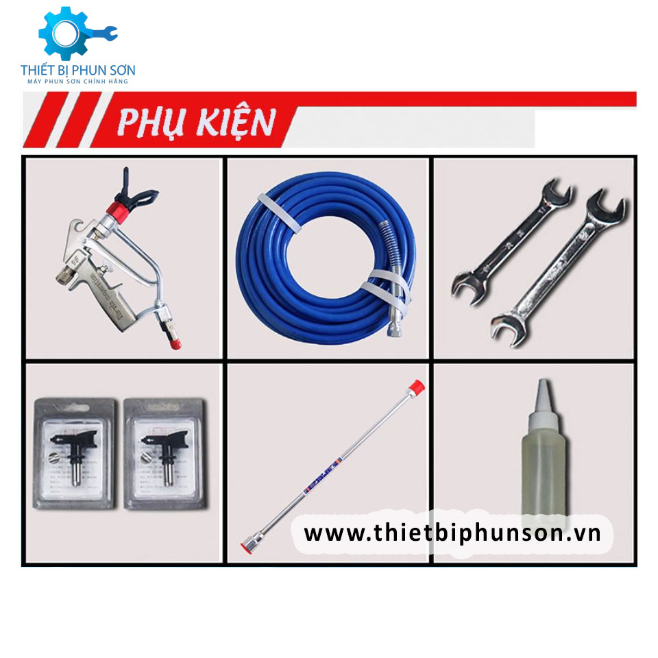 Máy phun bột trét đặc GK6