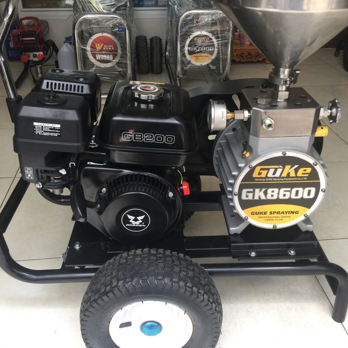 máy phun bột GK-8600