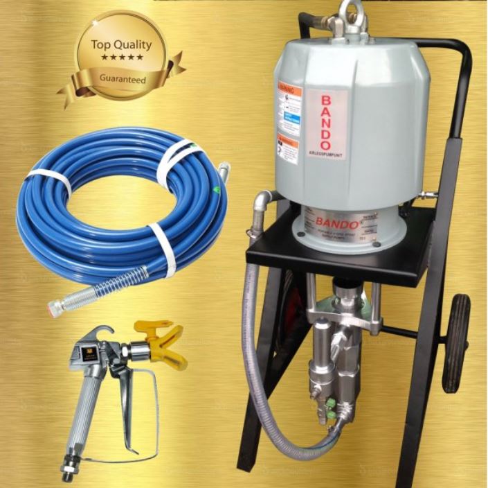 Máy phun sơn chống cháy, sơn kết cấu thép
