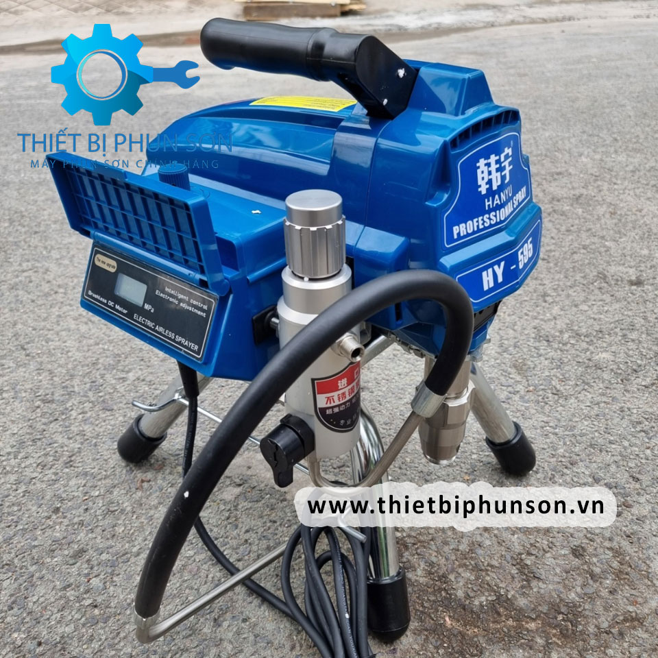 mua máy phun sơn dầu, mua máy phun sơn epoxy HY-595