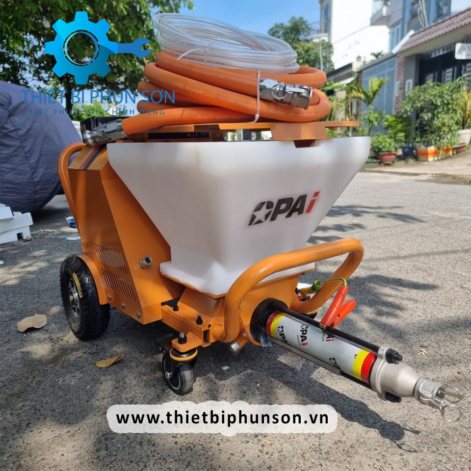 Máy phun gai, gấm giả đá
