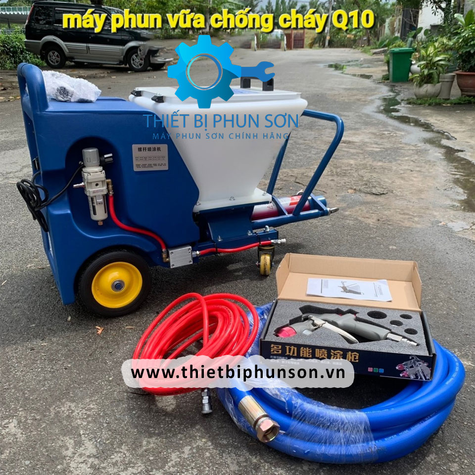 Máy phun vữa chống cháy Q10