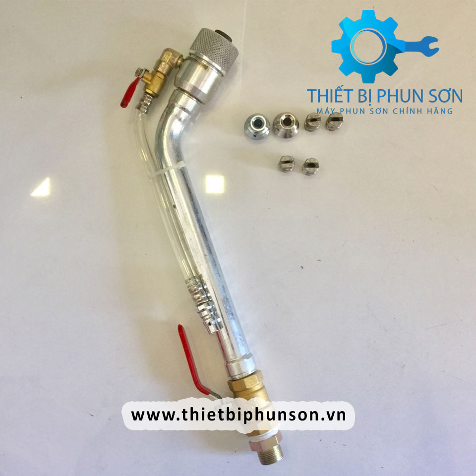 Máy có chức năng phun chống thấm, máy phun gai, phun sần