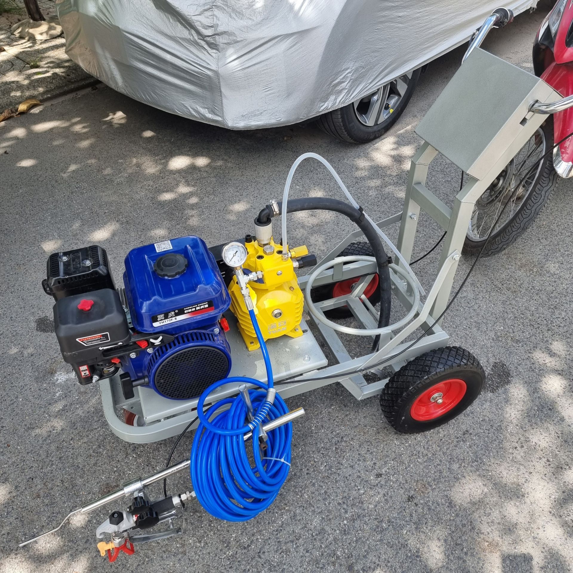 Máy sơn vạch kẻ đường KA-7