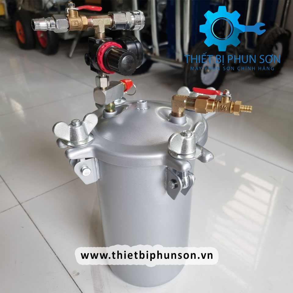 Nồi áp suất sơn dùng khí nén 5 lít PT-5