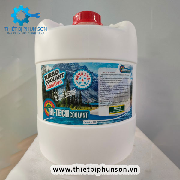 Nước giải nhiệt động cơ Hi-Techcoolant đỏ - Can 20 lít (Dùng cho xe container - Xe tải - Xe con - P30)